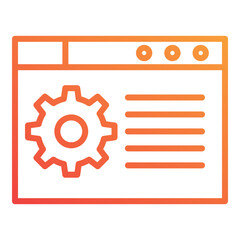 Fototapeta premium Software Icon