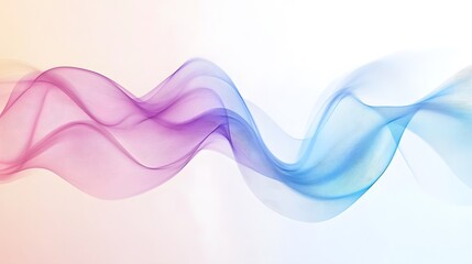 Harmonic Flow: An abstract depiction of ethereal smoke, swirling gracefully in a symphony of pastel hues, a study in dynamic movement, evoking feelings of tranquility and a sense of wonder.