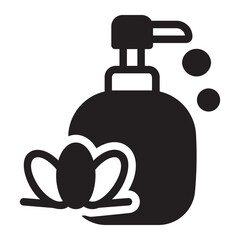 Obraz premium liquid soap glyph icon