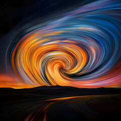 Ethereal Dance of Lights: Unveiling the Hidden Harmonies of Time through Slow Shutter Photography