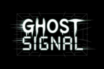 Exploring the Concept of Digital Communication with Ghost Signal Imagery