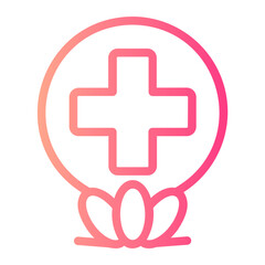 herbal gradient icon