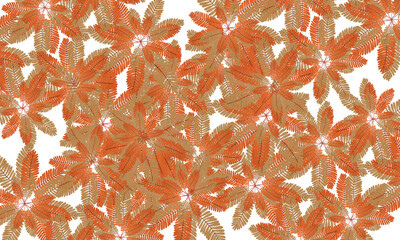 brown leaves spring nature   background