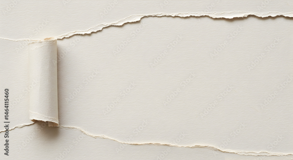 Aufkleber torn beige paper texture background with abstract rough surface