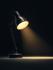 Warm light from adjustable lamp