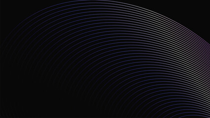 Abstract line gradient background vector. Illustration with vibrant perspective line wave in motion. Ideal design for social media, cover, banner, flyer, music, product, ads.