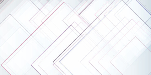 Abstract geometric background with overlapping squares and lines in soft pastel colors for modern designs