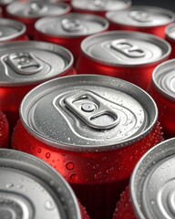 Obraz premium top view of a can