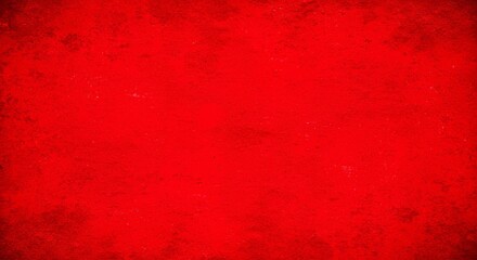 Fototapeta premium Vibrant Red Background with Speckled Texture and Gradient Vignette
