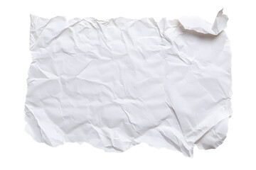 Obraz premium Crumpled White Paper