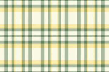Straight textile texture fabric, knit check plaid seamless. Drapery background pattern vector tartan in old lace and pastel colors.