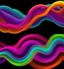 Two neon backgrounds