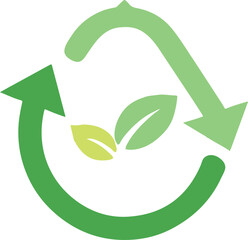 green recycle symbol