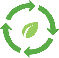 recycle symbol with arrows