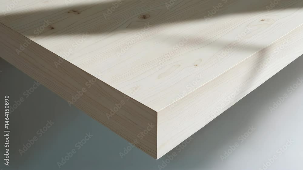 Aufkleber elevated view of a table corner placed on a backdrop with clipping path provided.