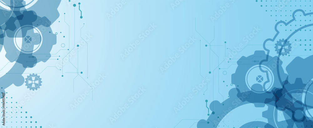 Poster abstract circuit technology concept background