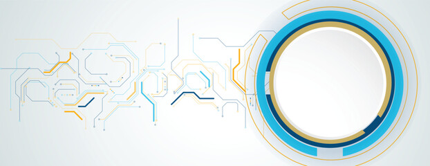 Abstract circuit technology concept background