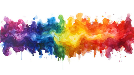 Fototapeta premium A bold and vibrant rainbow background