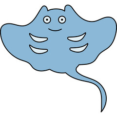 Cute Sea Animal Elements