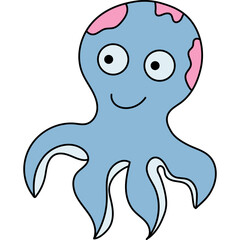 Cute Sea Animal Elements