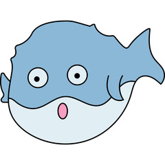 Cute Sea Animal Elements