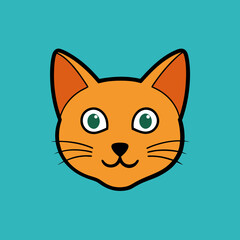 vector illustration of a cat