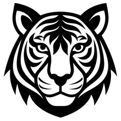 tiger head vector