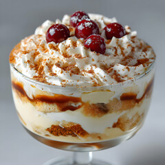 Delicious Creamy Tiramisu Dessert Recipe transparent background