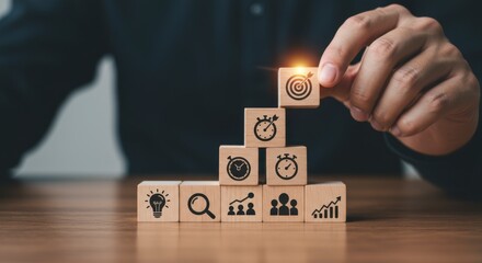 Building success business growth strategies office environment visual content motivational concepts professional development perspective