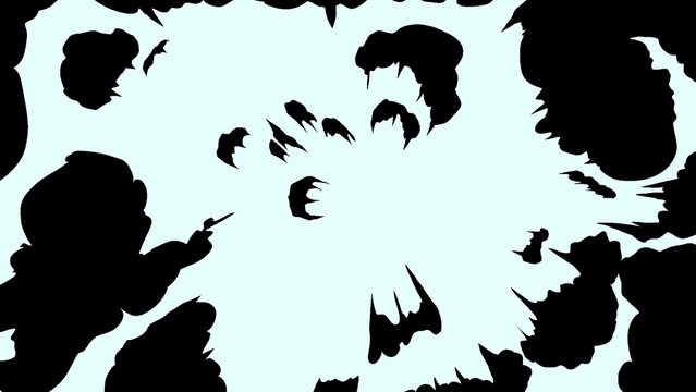 Anime Cartoon Hand Drawn Explosion Transition