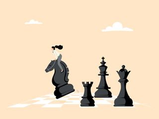 Courage in leadership to lead the team with strategies to achieve the success goals