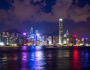 Obraz premium Beauty City in The Night