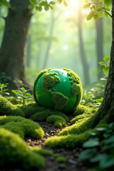 earth in the forest