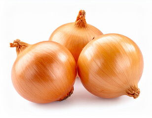 Onions with green sprouts growing