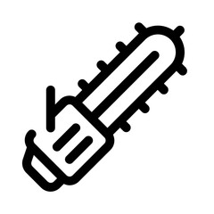tree saw icon with line style, perfect for user interface projects