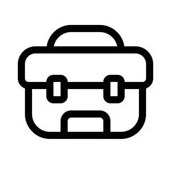 toolbox icon with line style, perfect for user interface projects