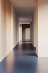 Empty Corridor Sunlight