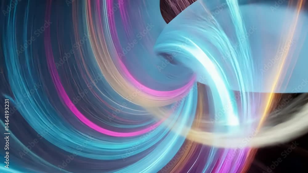 Aufkleber vivid swirling abstract light patterns with dynamic energy and motion.