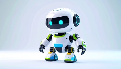 Cute Robot Toy Ai Assistant Artificial Intelligence
