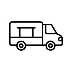 Fototapeta premium truck icon vector illustration