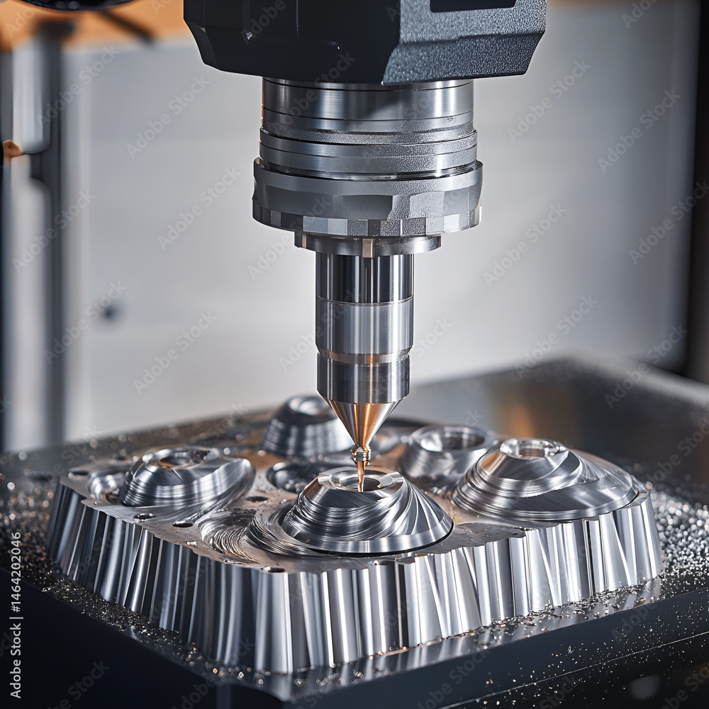 Aufkleber discover precision engineering aofthanit showcase of fdcd technology modern workshop flyer format in