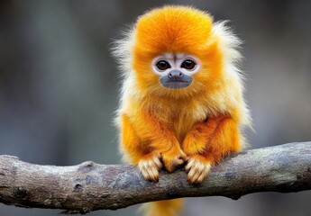 Fototapeta premium golden lion tamarin