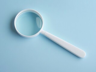 magnifying glass isolated on white