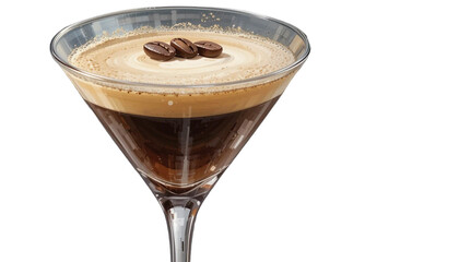 Espresso Martini Cocktail Drink  Coffee Beans  Closeup  Beverage  Cafe