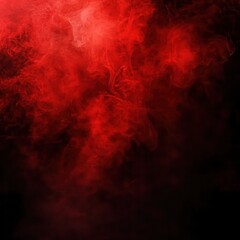 Grunge dark horror black background with bright red mist smoke background, Abstract red and black background, red smoke on black background.