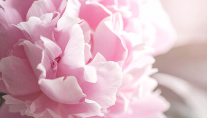 Obraz premium Generated imageClose-Up of Peony Flower in Soft Natural Light – Luxury Floral Aesthetic