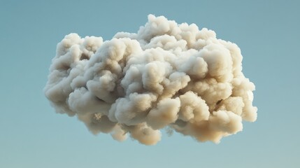 Cloud processing visual where input text transforms into layered image structures