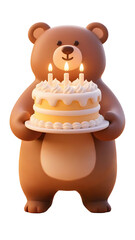 Naklejka premium soft toy bear