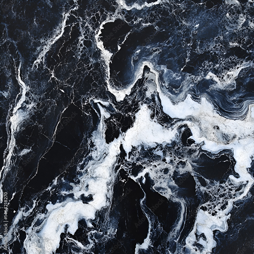 Poster abstract marble texture nature image dark environment close-up view organic patterns for art and des