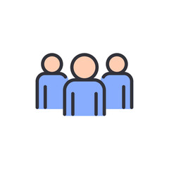 Stylized depiction of a united team against a dark background